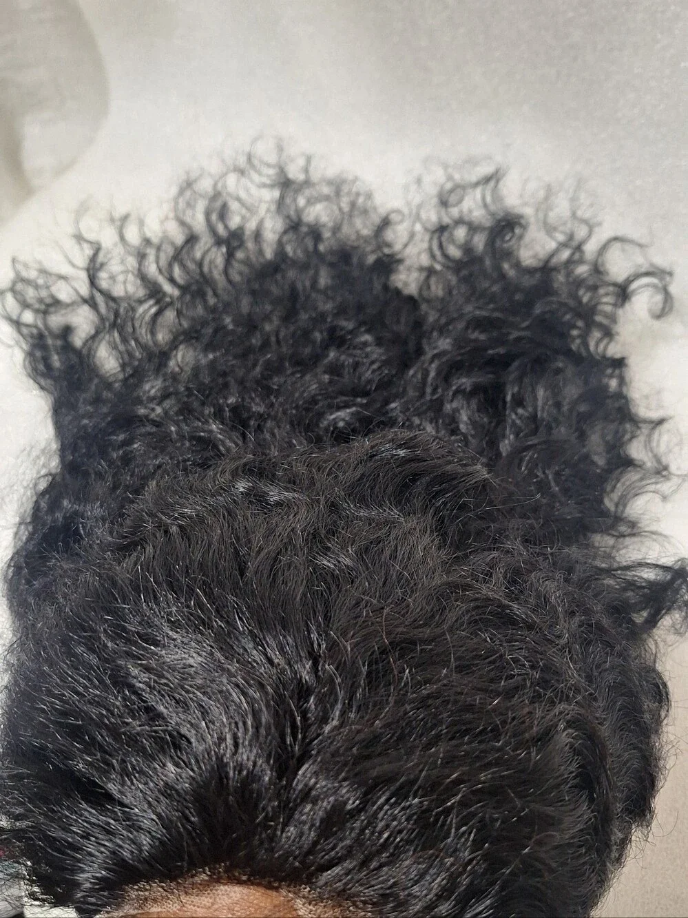 Natural Black Curly 100 Percent Human Hair Wig Women Hair